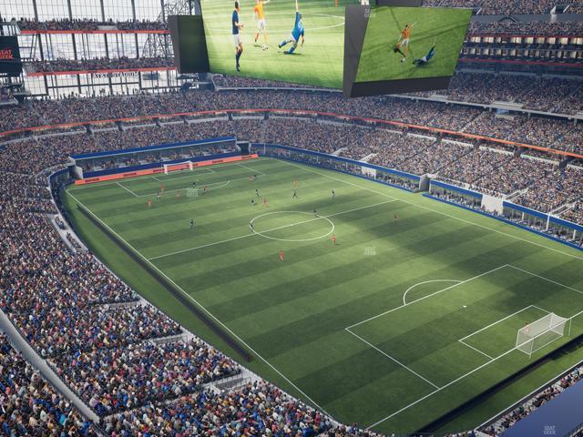 AT&T Stadium - Section 404 Seat View