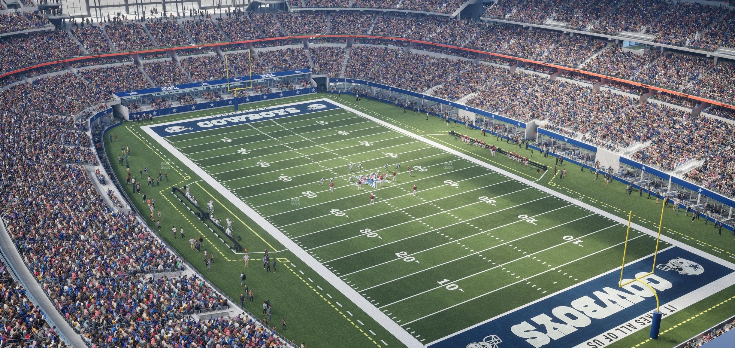 AT&T Stadium - Section 404 Seat View