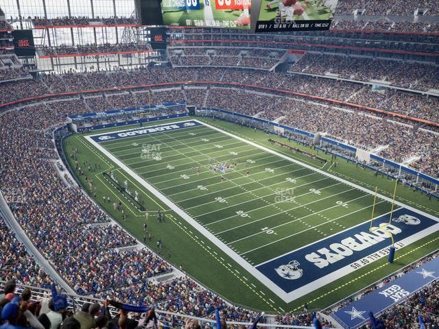 AT&T Stadium - Section 404 Seat View