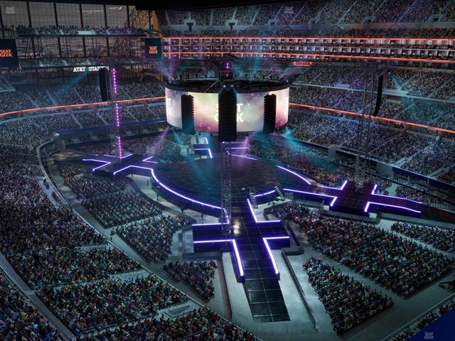 AT&T Stadium - Section 404 Seat View