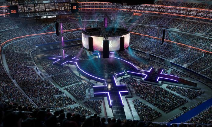 AT&T Stadium - Section 404 Seat View