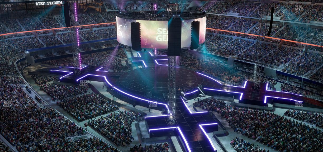 AT&T Stadium - Section 405 Seat View