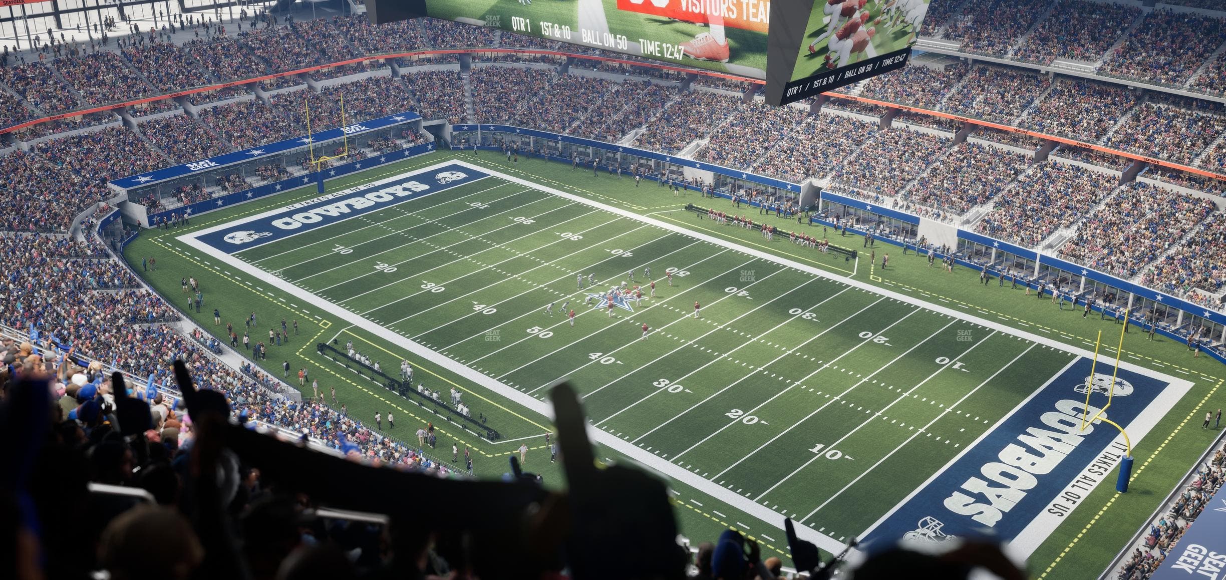 AT&T Stadium - Section 406 Seat View