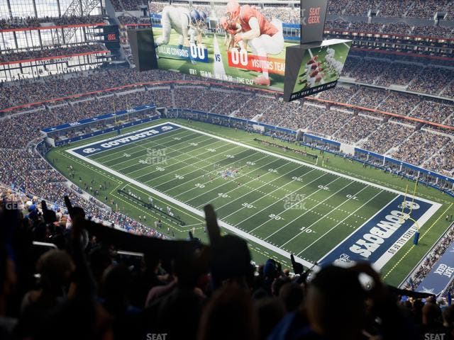 AT&T Stadium - Section 406 Seat View AT&T Stadium - Section 406 Seat View
