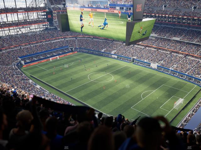 AT&T Stadium - Section 406 Seat View