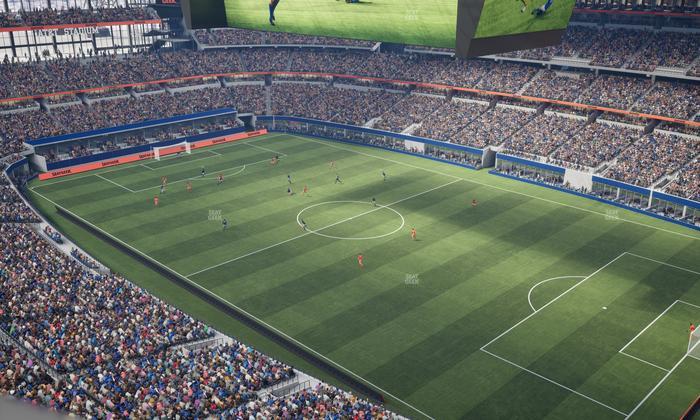 AT&T Stadium - Section 406 Seat View