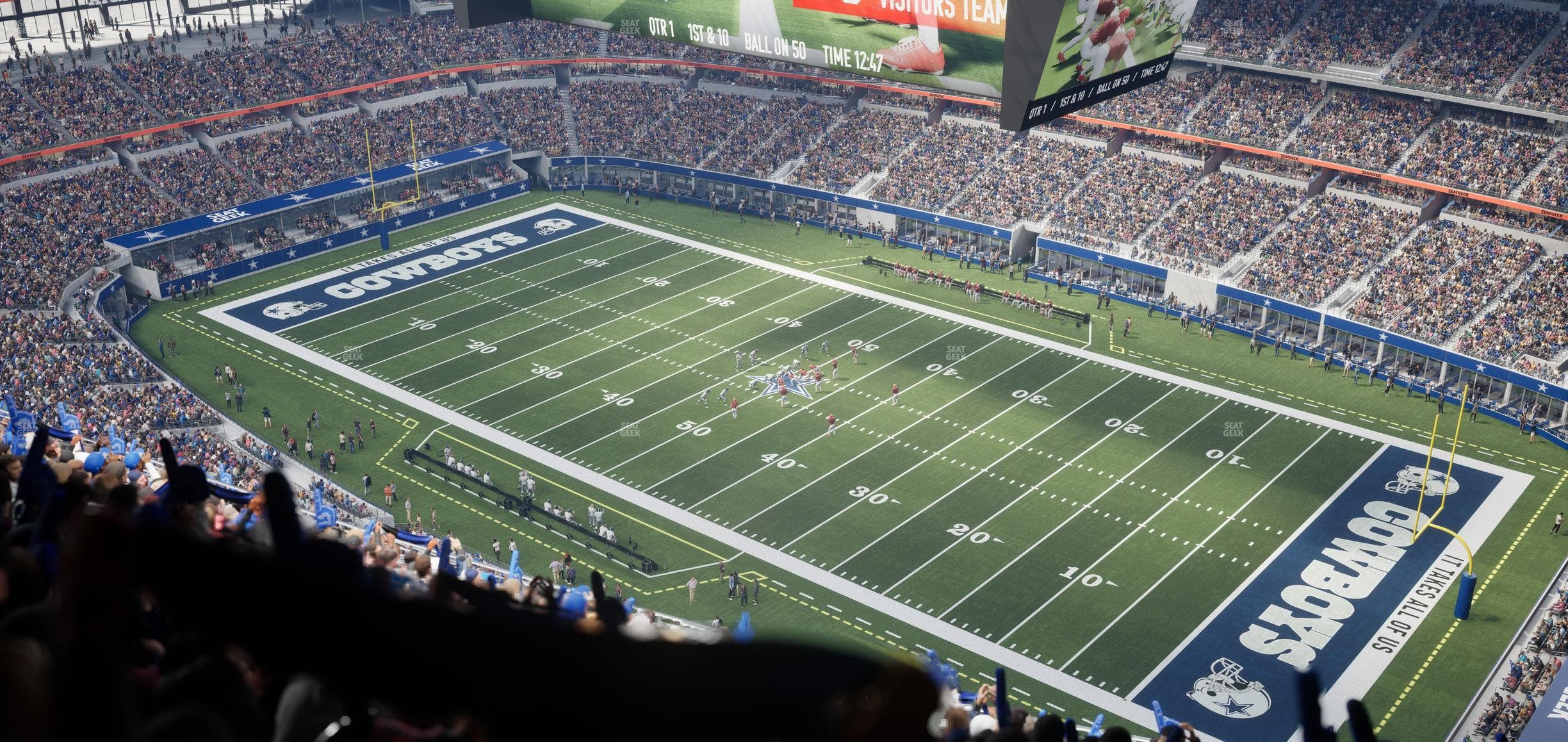 AT&T Stadium - Section 407 Seat View