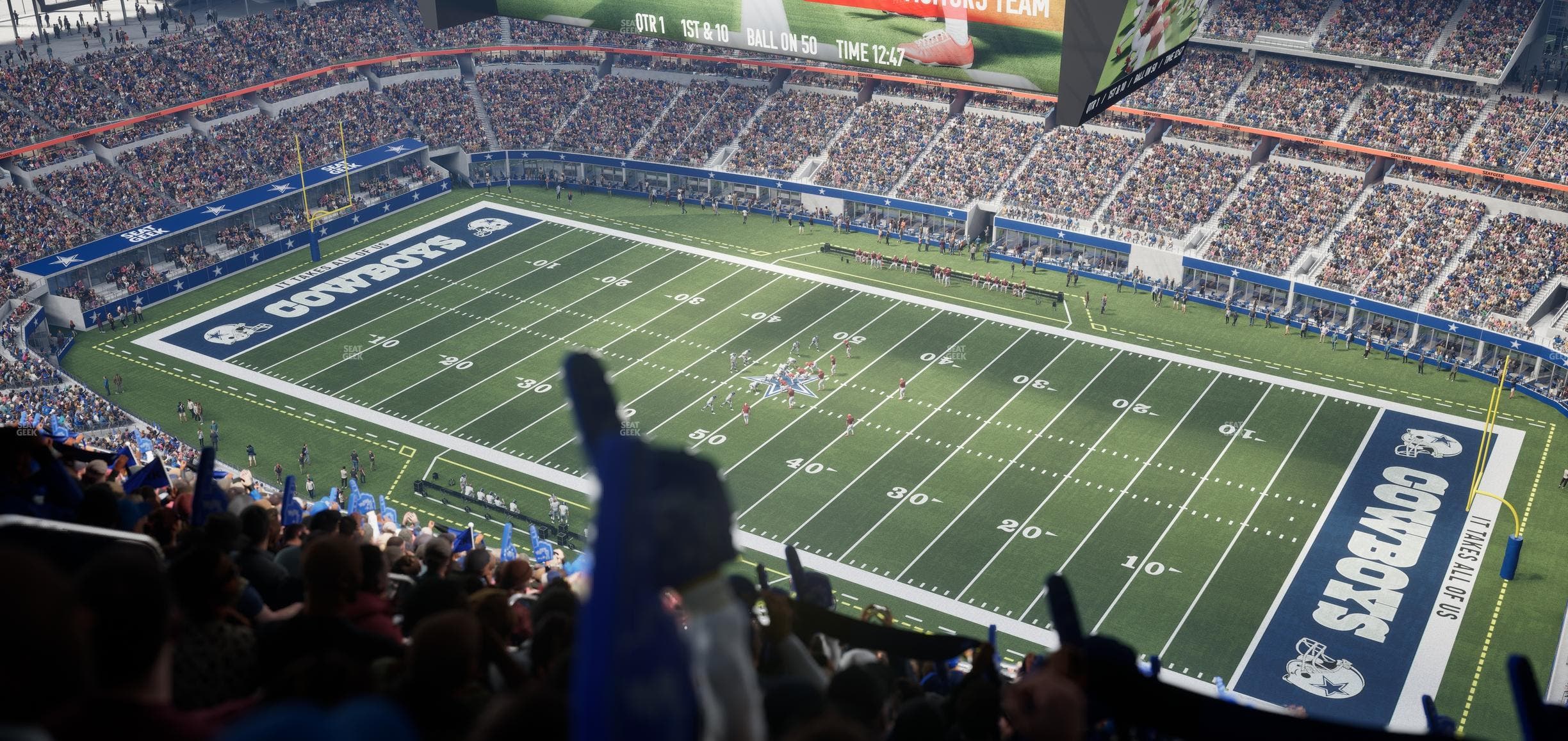 AT&T Stadium - Section 408 Seat View