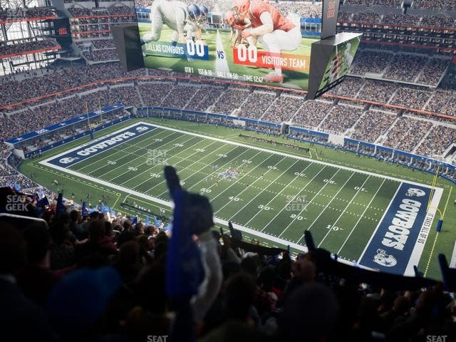 AT&T Stadium - Section 408 Seat View AT&T Stadium - Section 408 Seat View