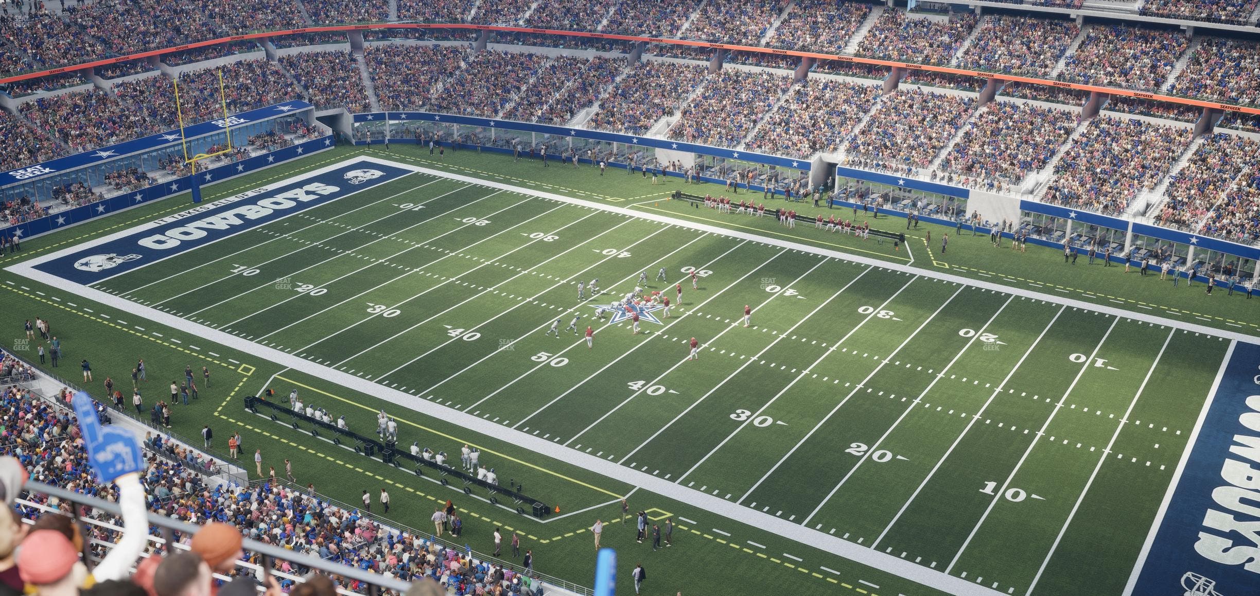 AT&T Stadium - Section 408 Seat View