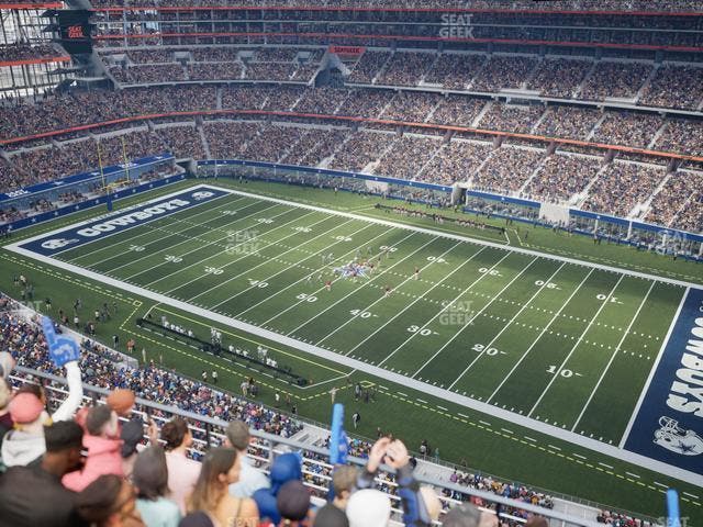 AT&T Stadium - Section 408 Seat View