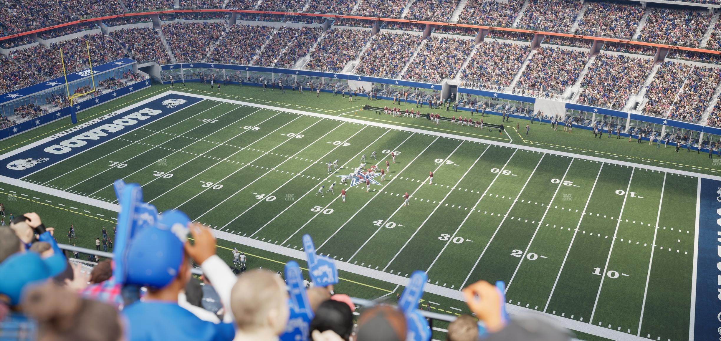 AT&T Stadium - Section 409 Seat View