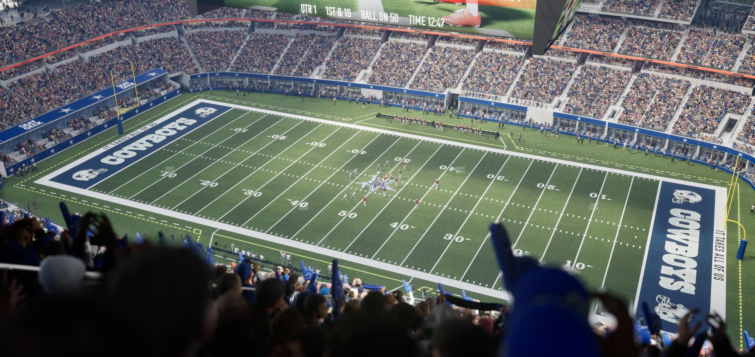 AT&T Stadium - Section 409 Seat View