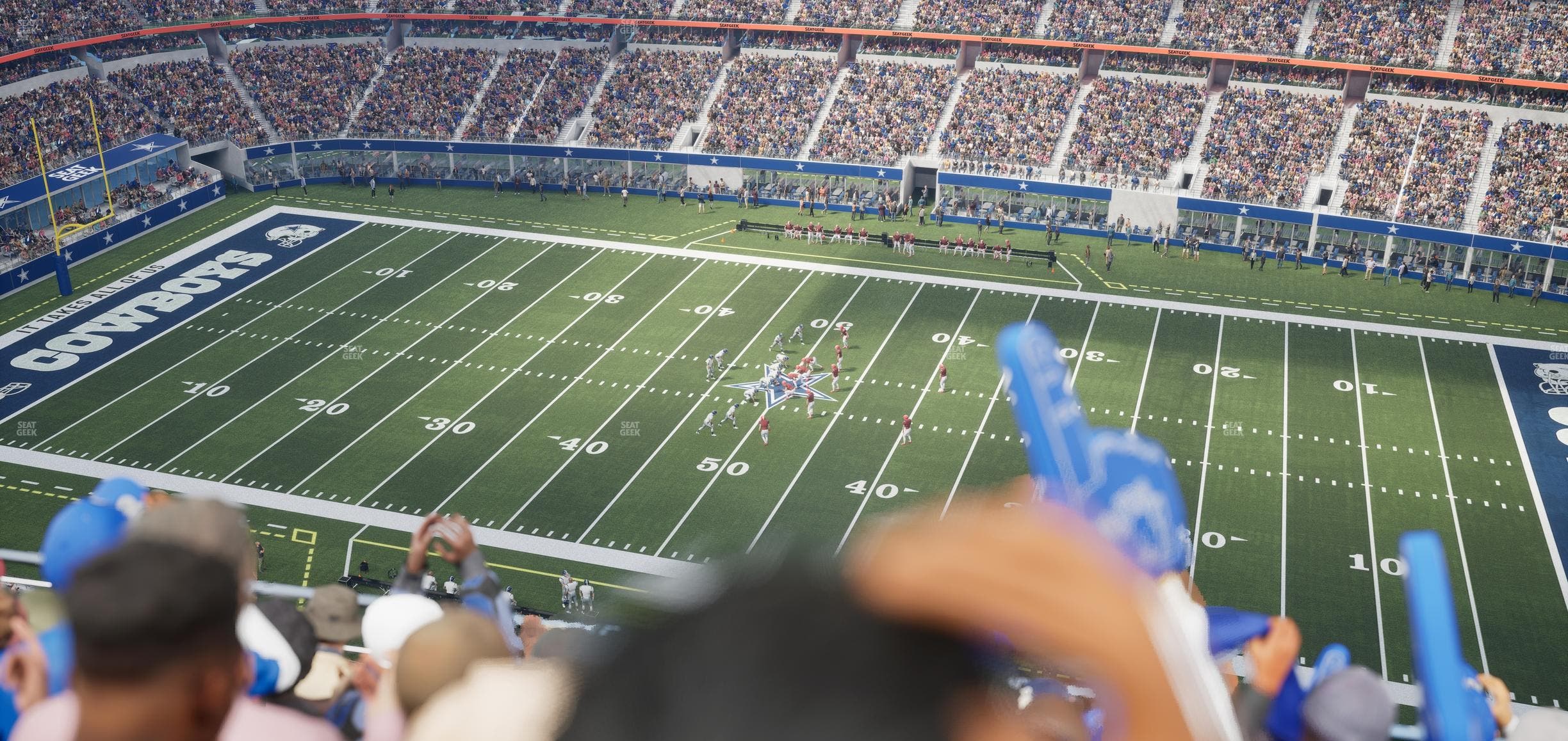 AT&T Stadium - Section 410 Seat View