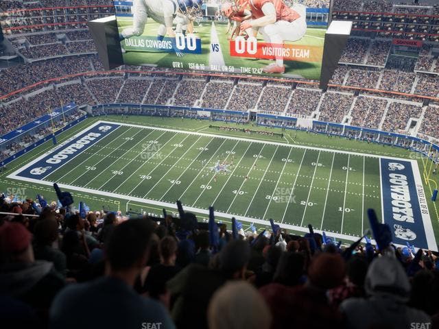 AT&T Stadium - Section 410 Seat View AT&T Stadium - Section 410 Seat View