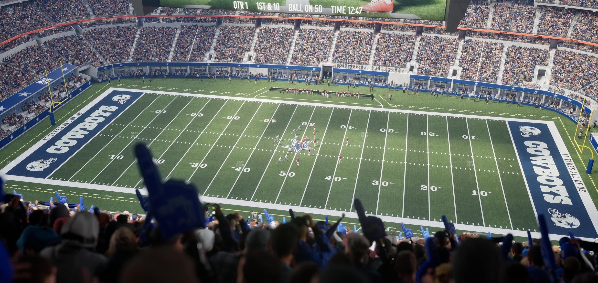 AT&T Stadium - Section 411 Seat View