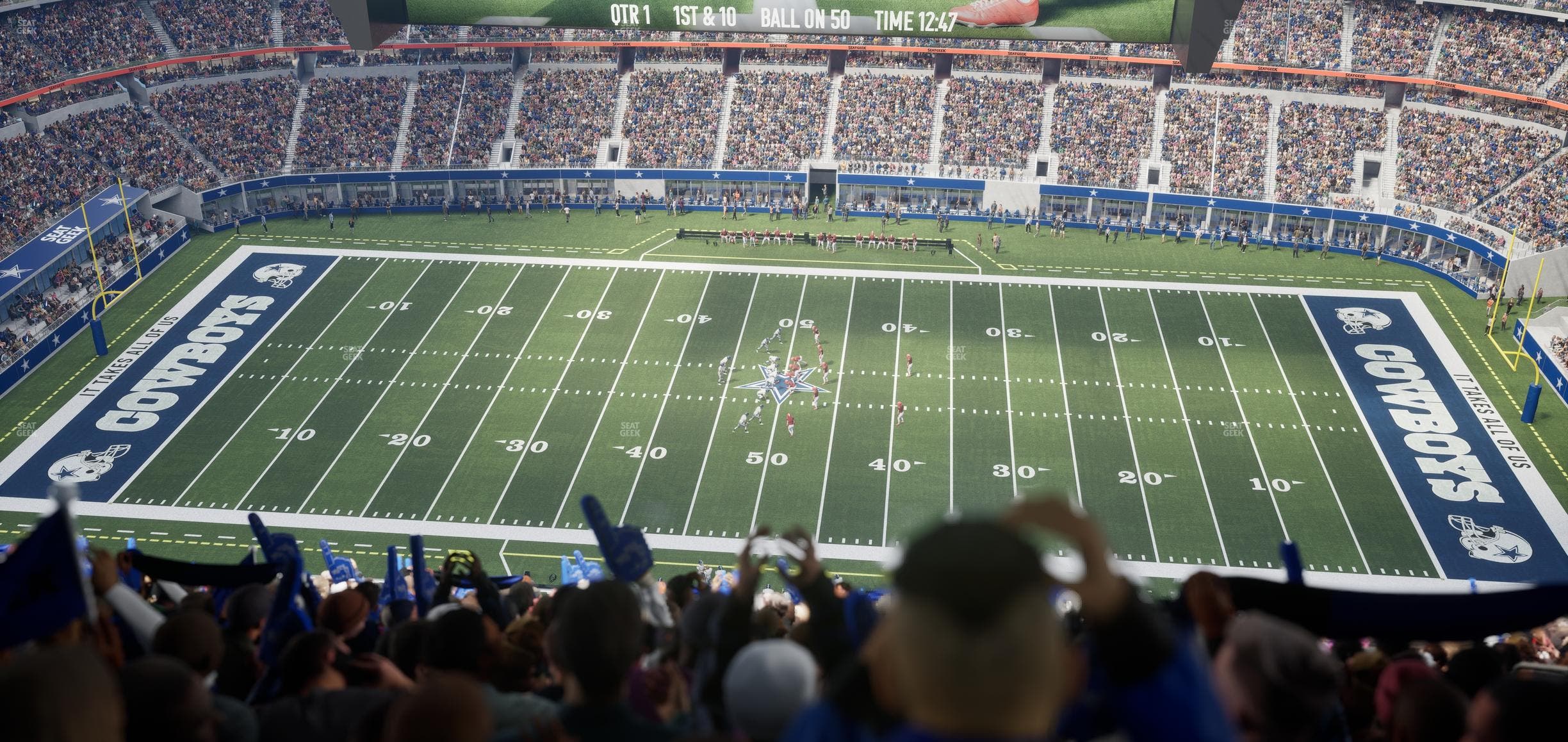 AT&T Stadium - Section 412 Seat View