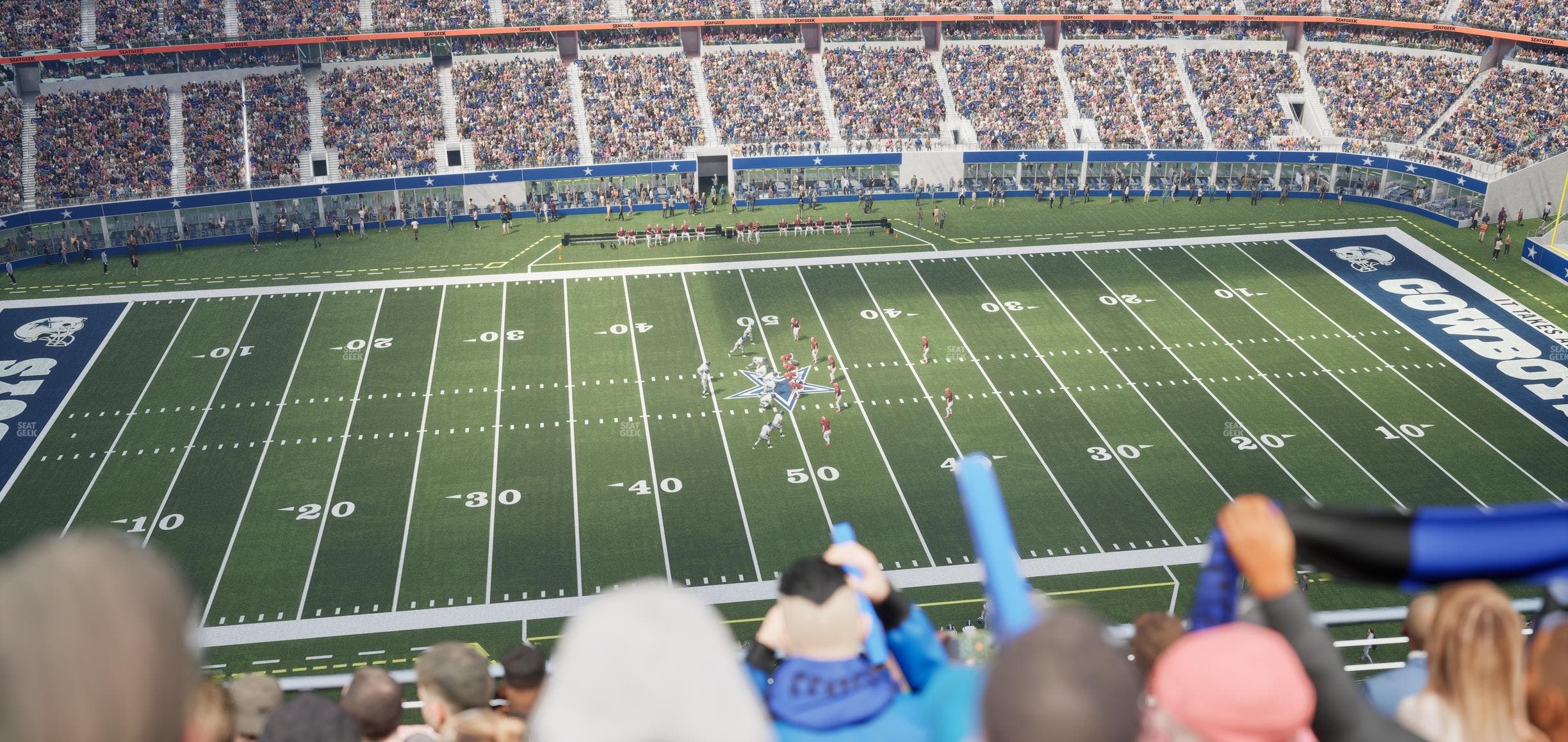 AT&T Stadium - Section 413 Seat View