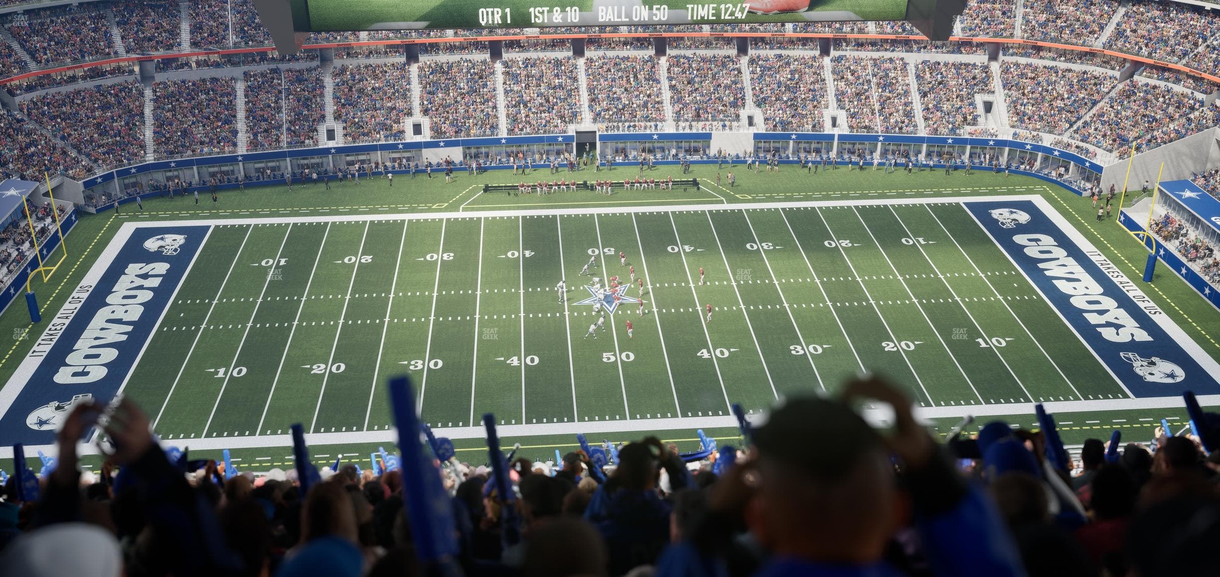 AT&T Stadium - Section 413 Seat View