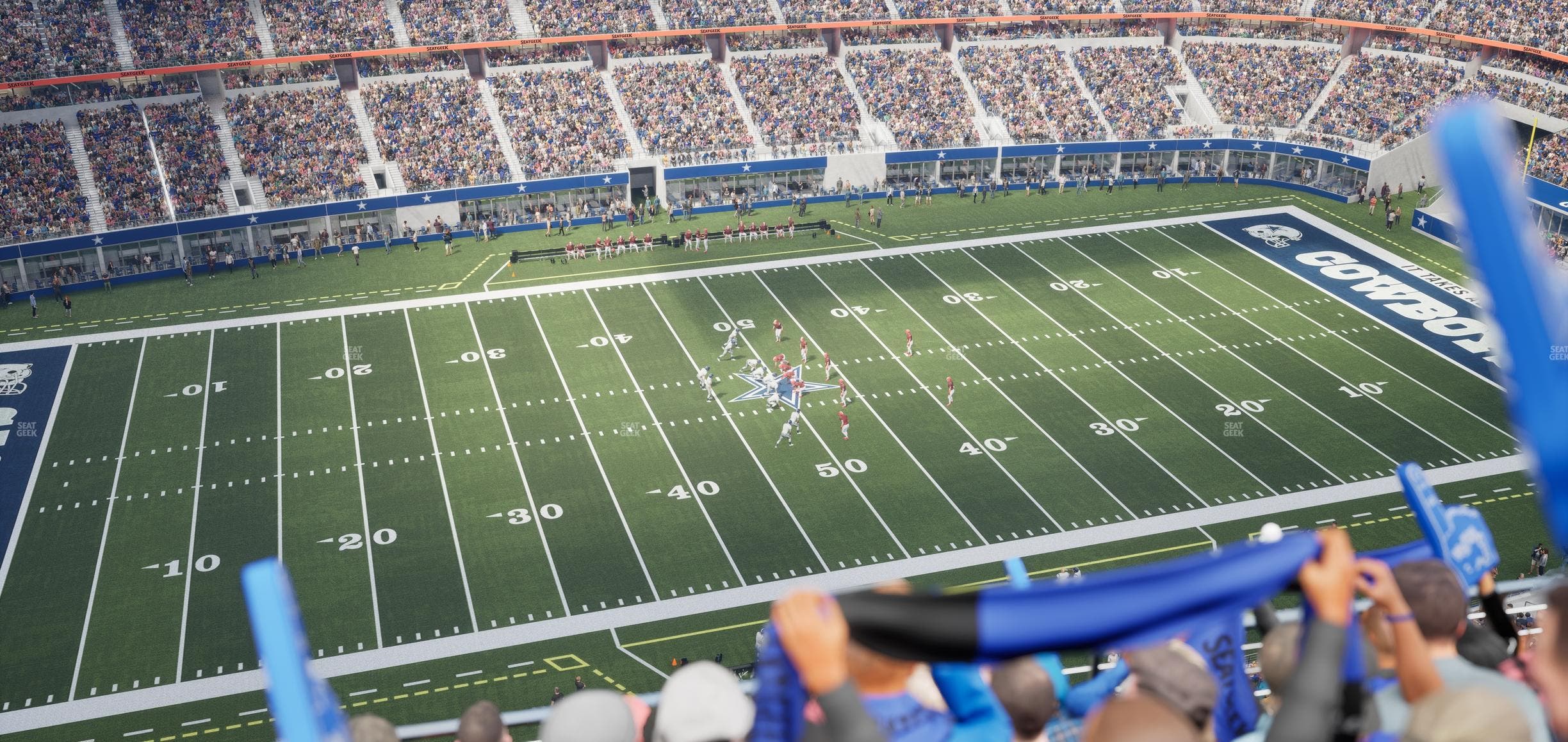AT&T Stadium - Section 414 Seat View