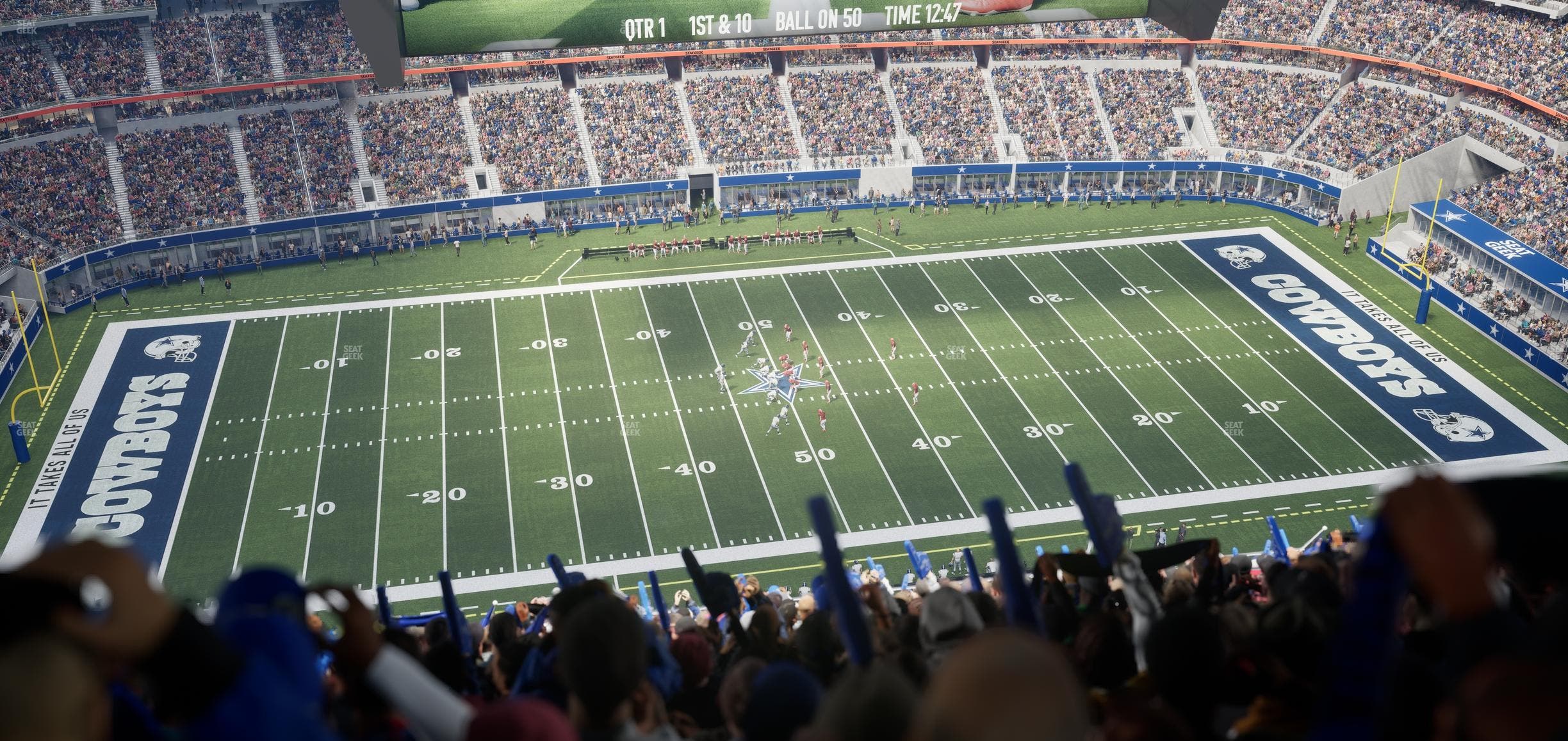 AT&T Stadium - Section 414 Seat View