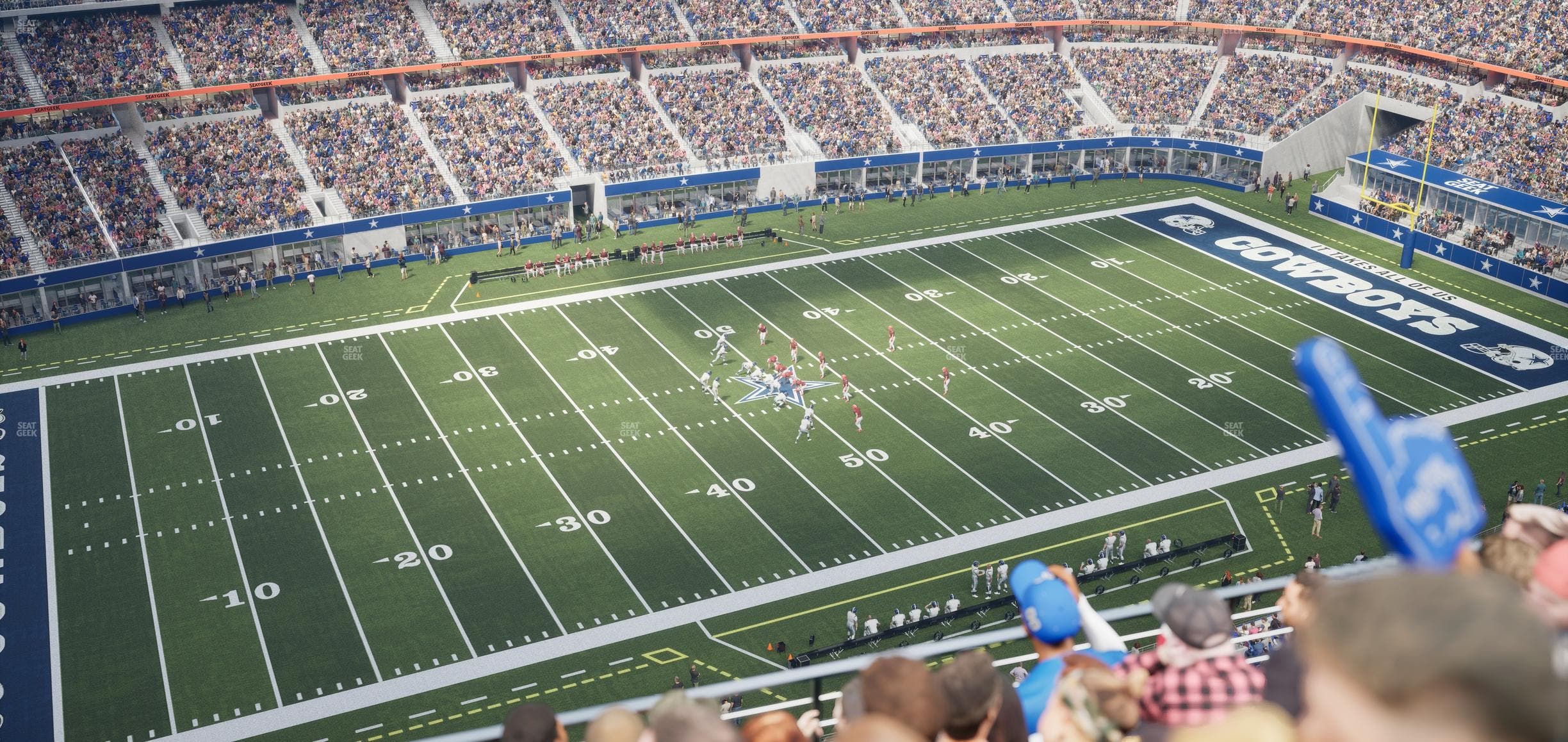 AT&T Stadium - Section 415 Seat View