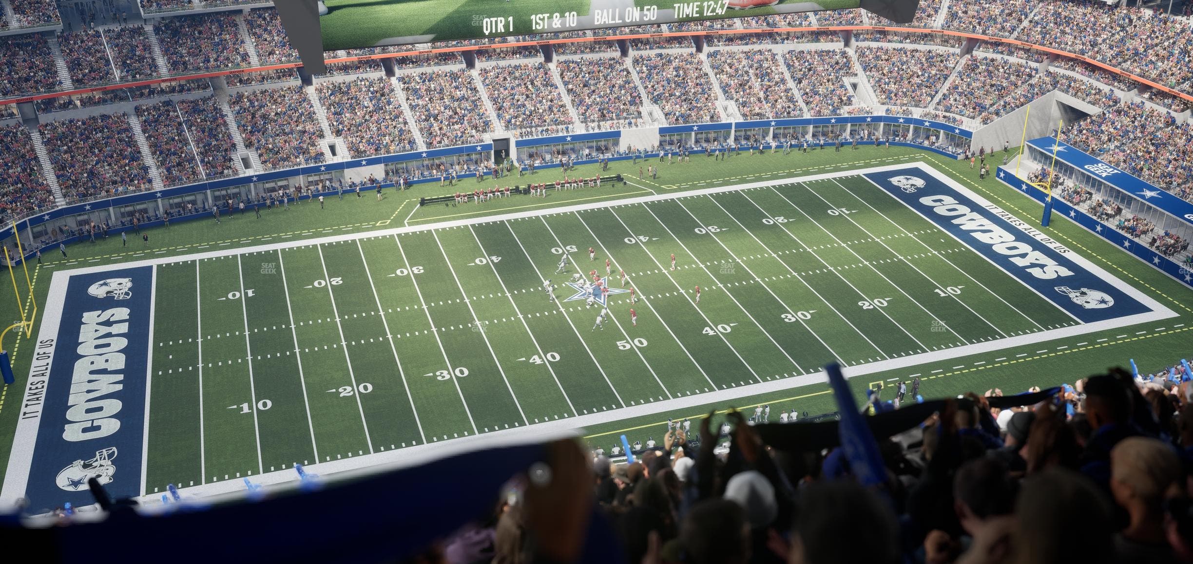 AT&T Stadium - Section 415 Seat View