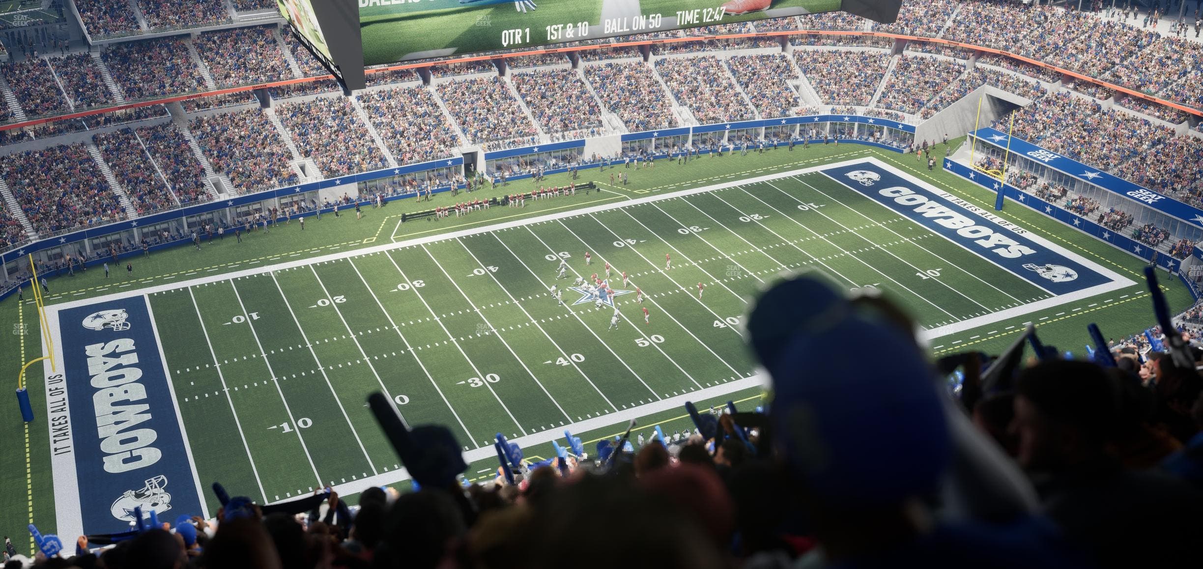 AT&T Stadium - Section 416 Seat View