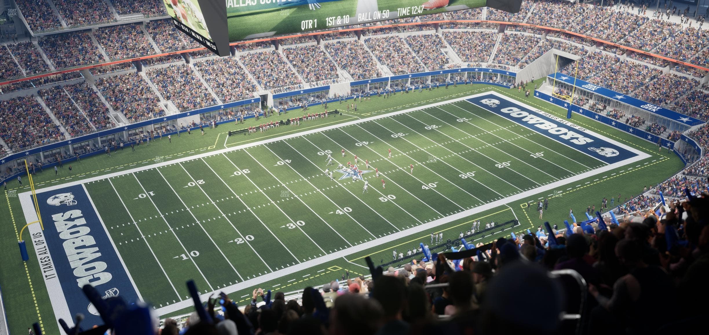 AT&T Stadium - Section 417 Seat View