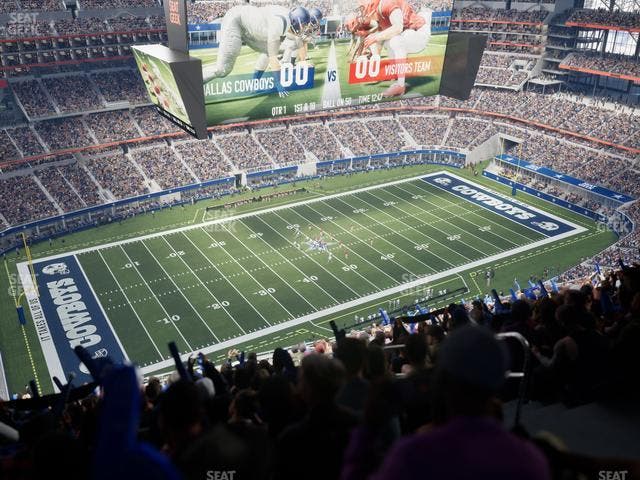 AT&T Stadium - Section 417 Seat View AT&T Stadium - Section 417 Seat View