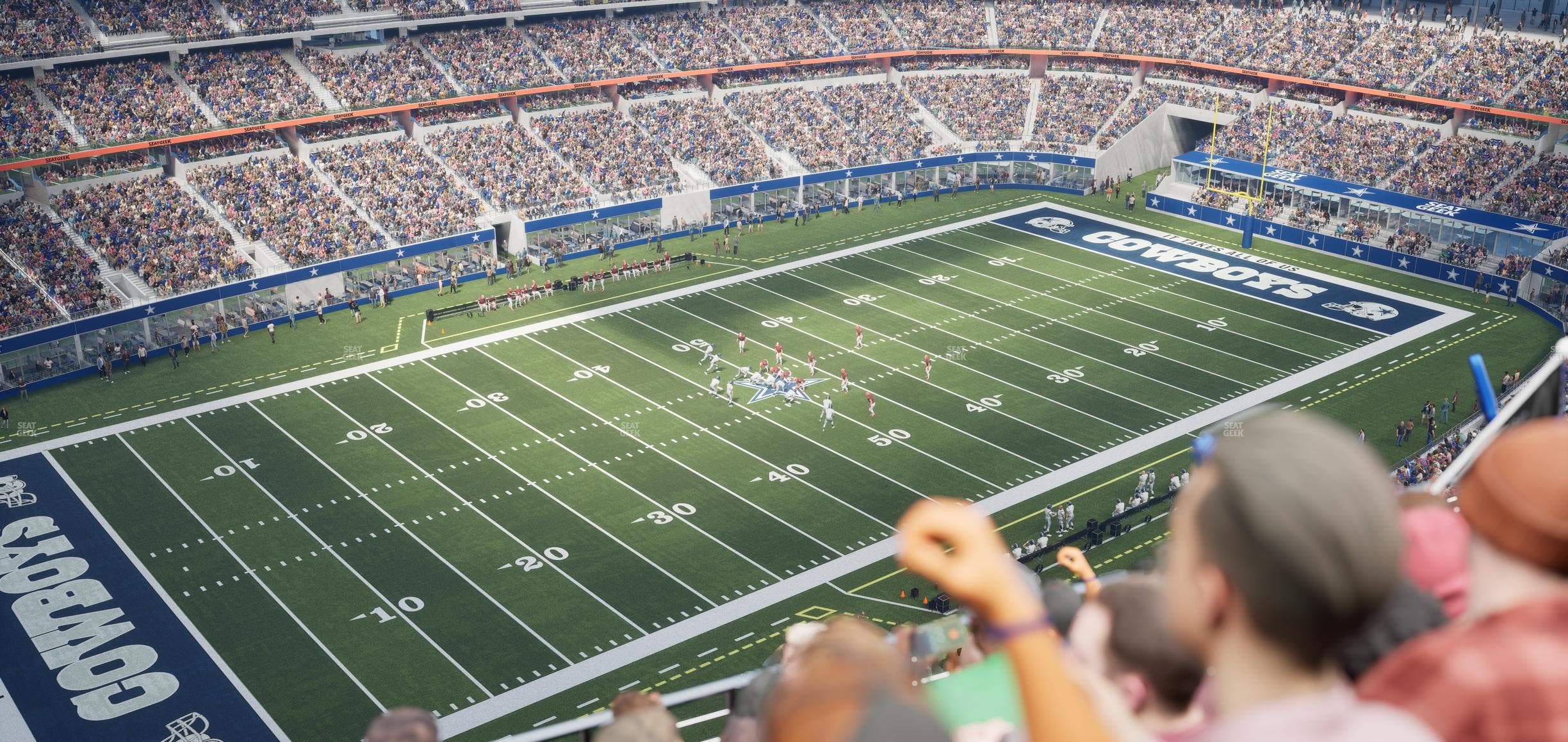 AT&T Stadium - Section 417 Seat View