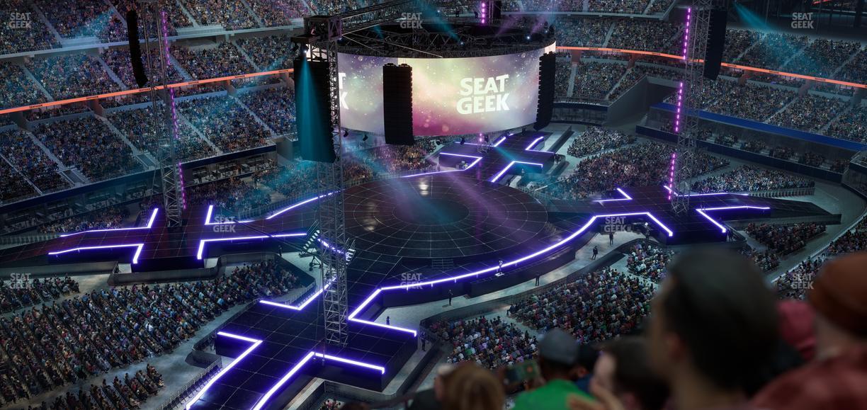 AT&T Stadium - Section 417 Seat View