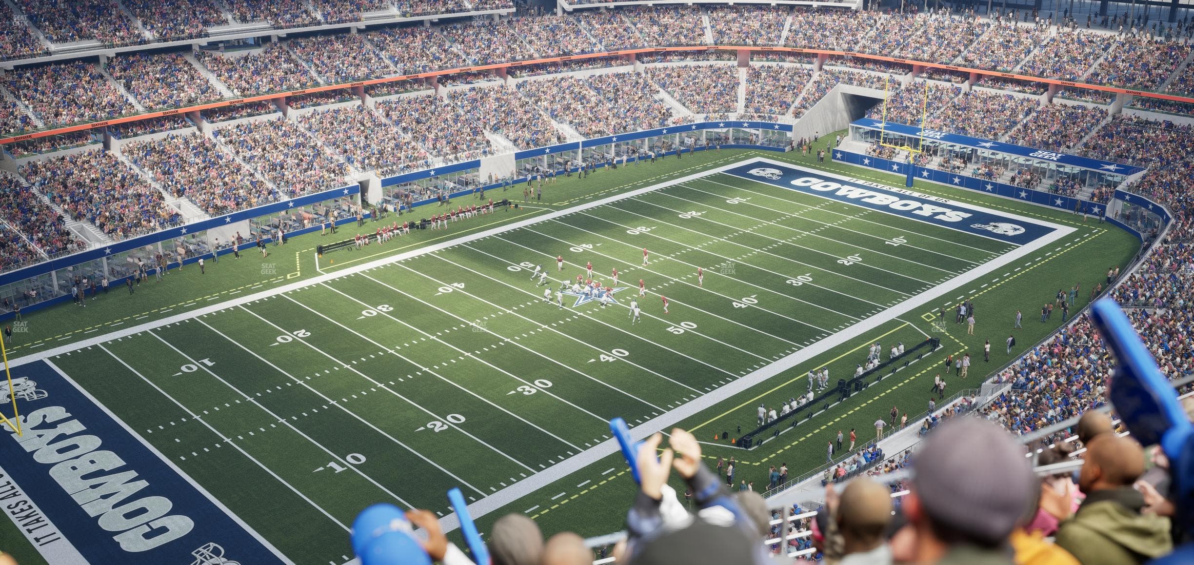 AT&T Stadium - Section 418 Seat View