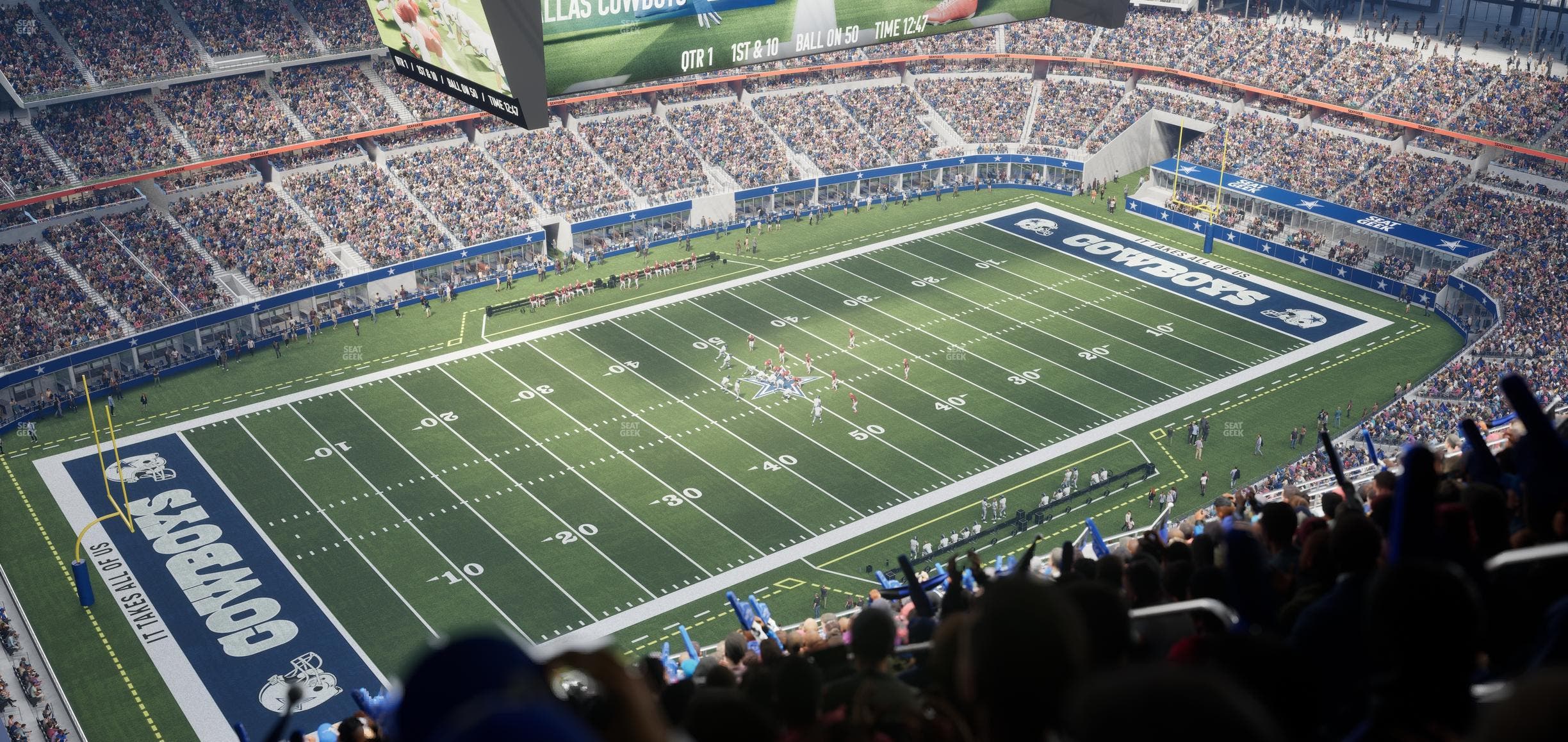 AT&T Stadium - Section 418 Seat View