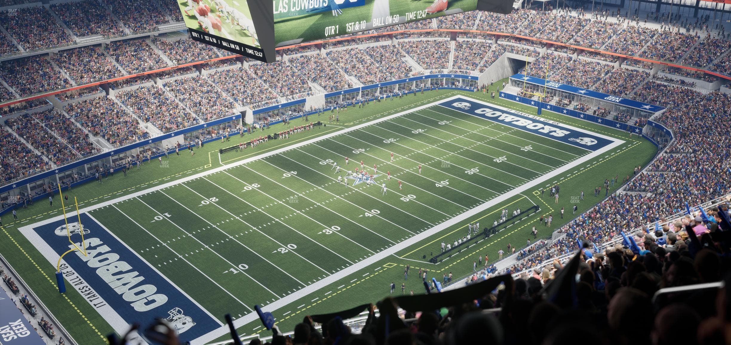 AT&T Stadium - Section 419 Seat View