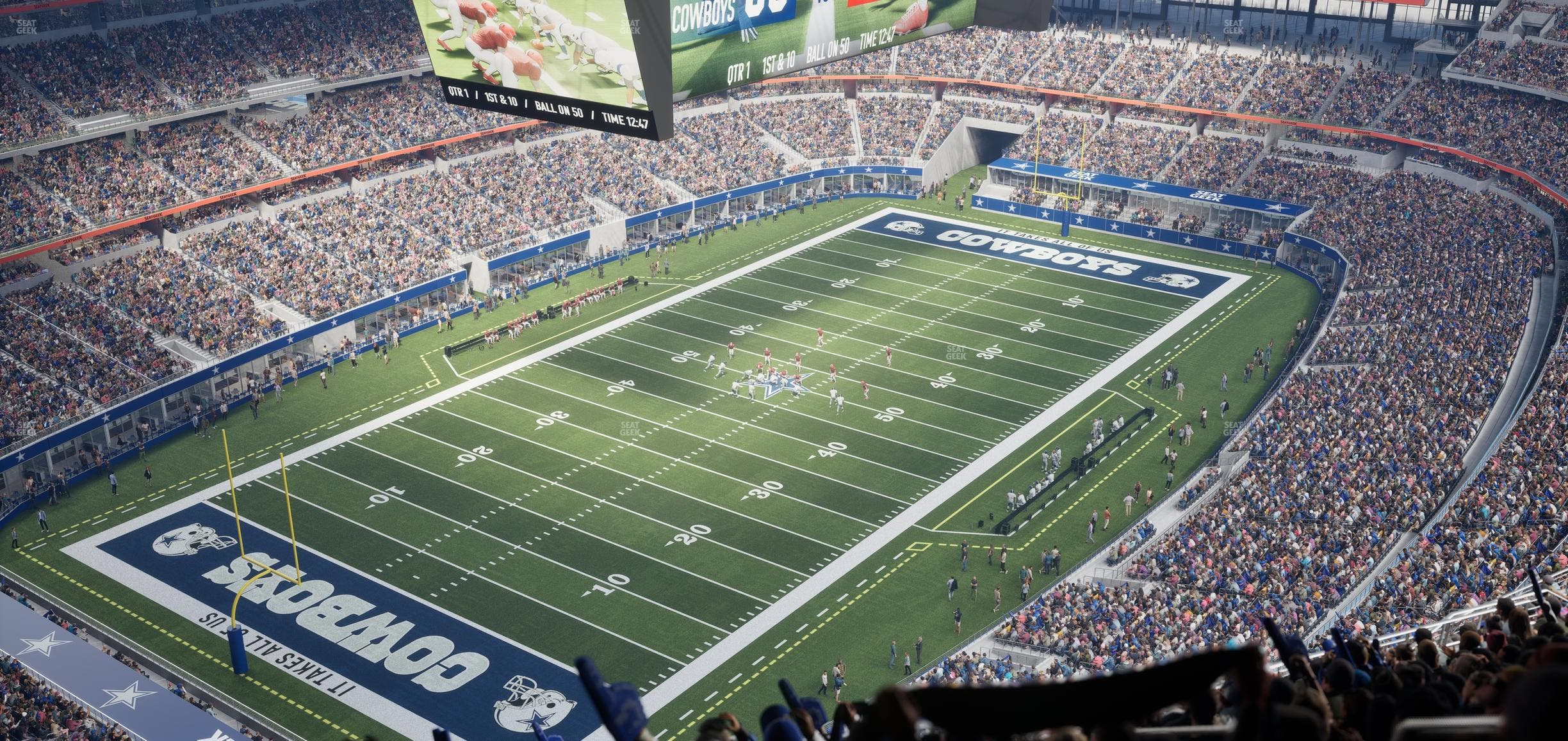 AT&T Stadium - Section 421 Seat View