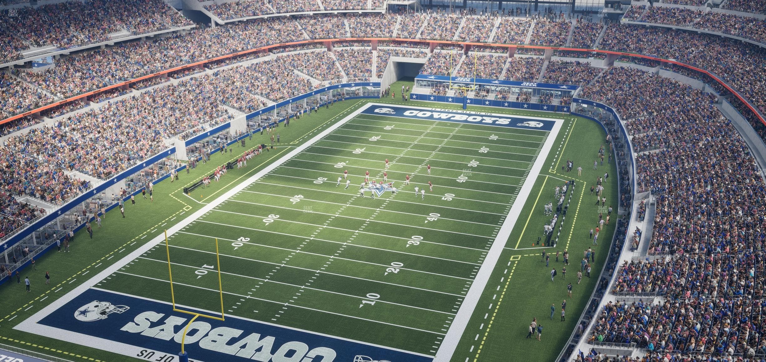 AT&T Stadium - Section 424 Seat View