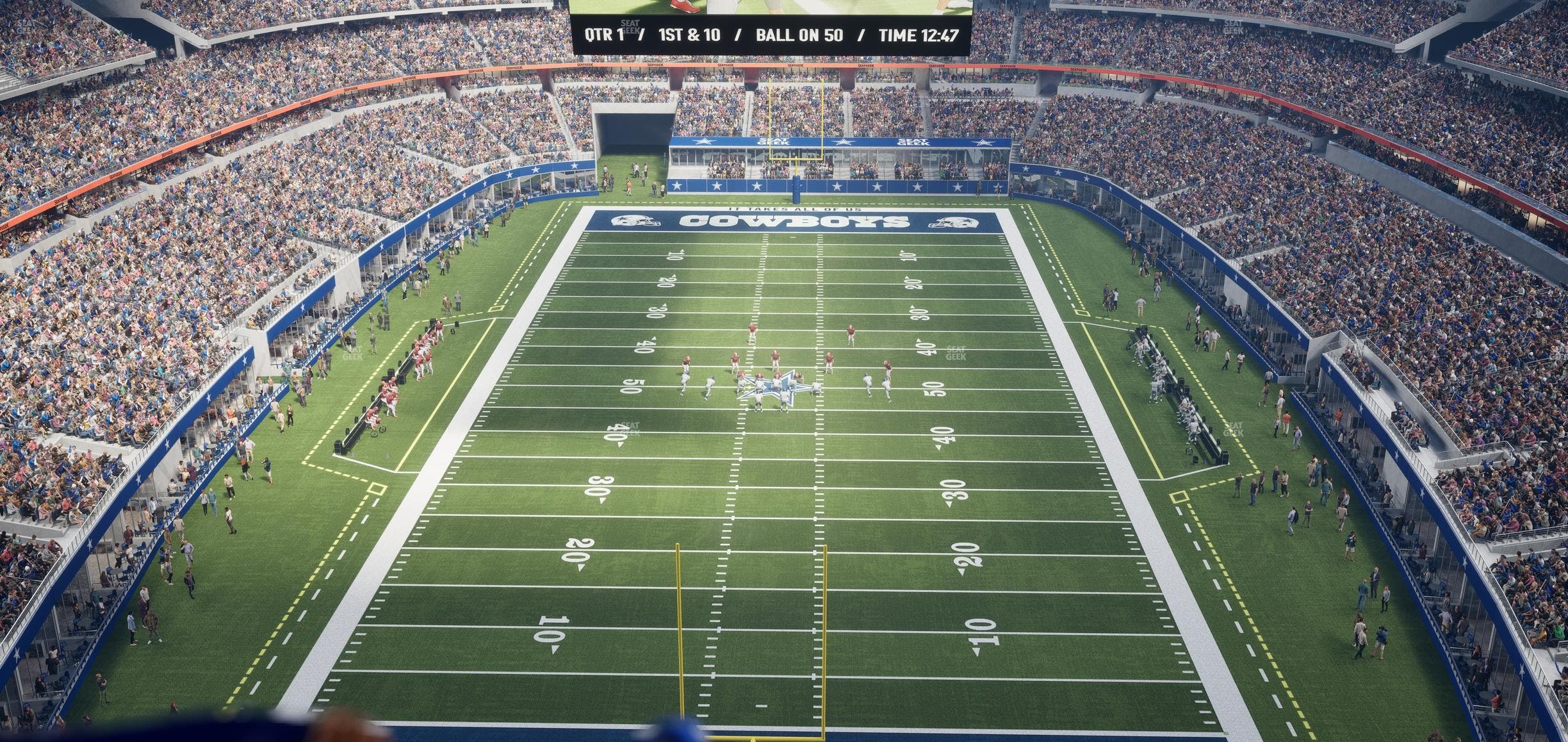 AT&T Stadium - Section 427 Seat View