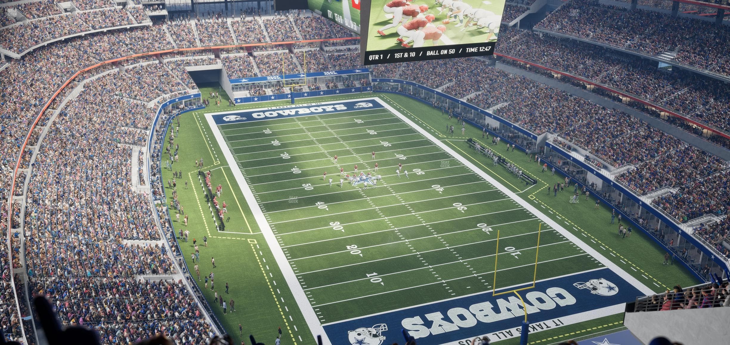 AT&T Stadium - Section 431 Seat View