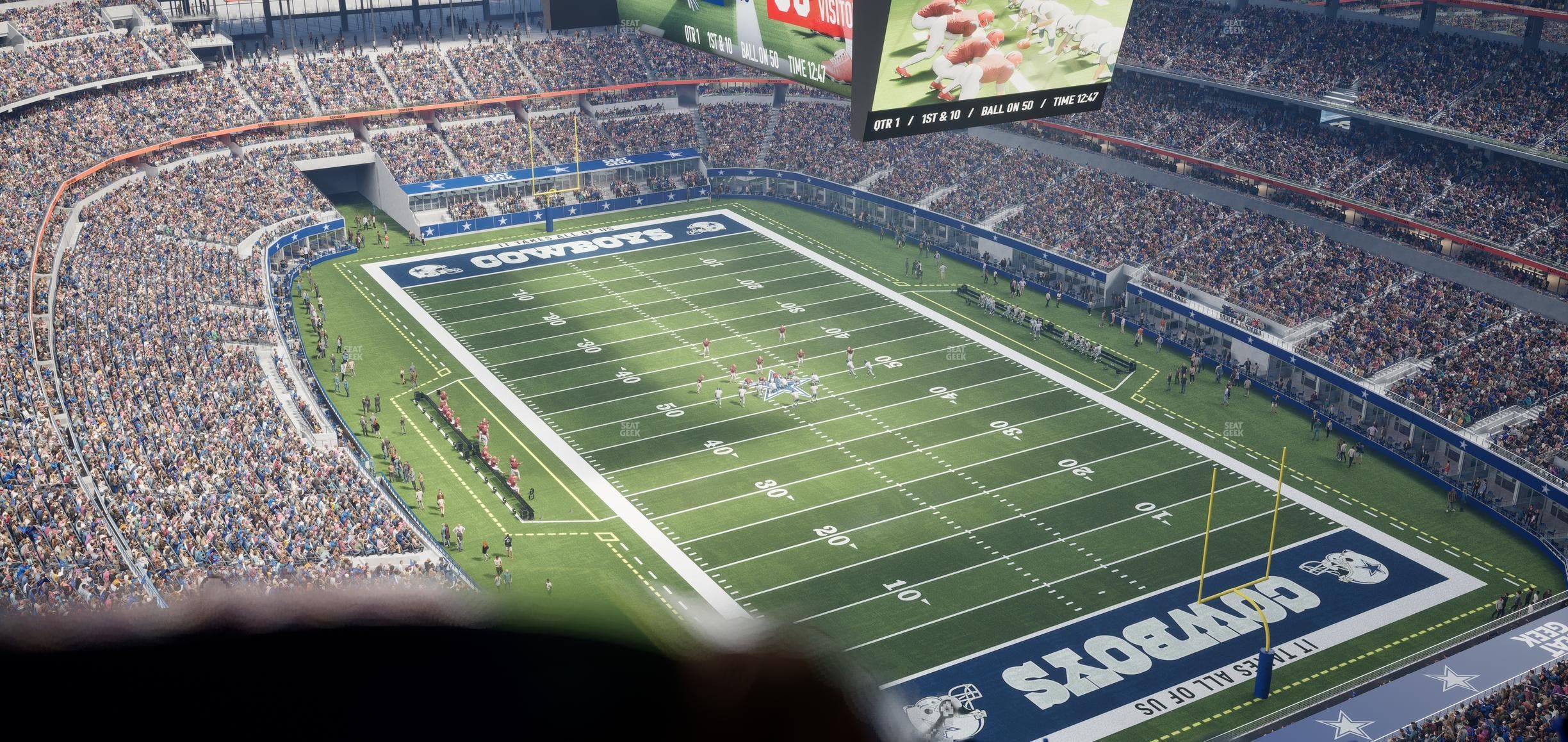 AT&T Stadium - Section 433 Seat View