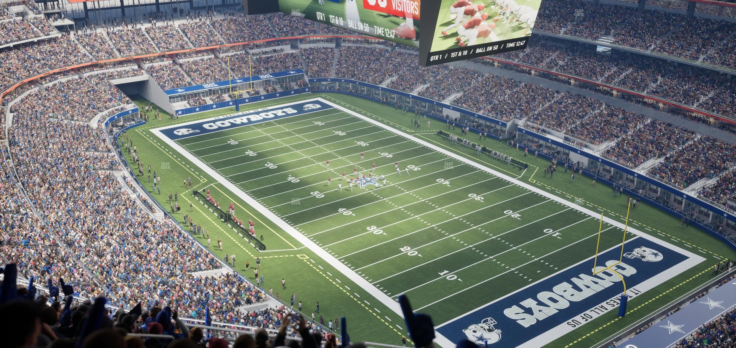 AT&T Stadium - Section 434 Seat View