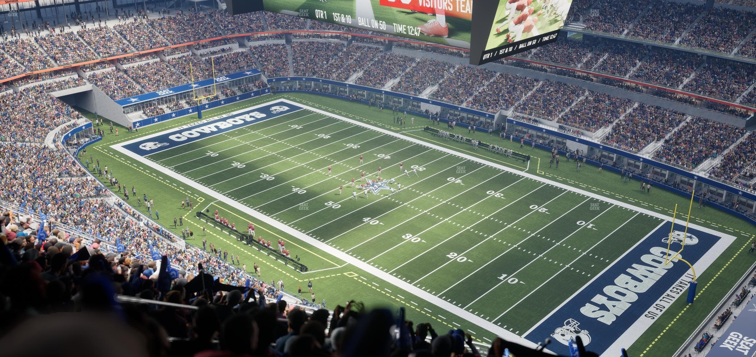 AT&T Stadium - Section 436 Seat View