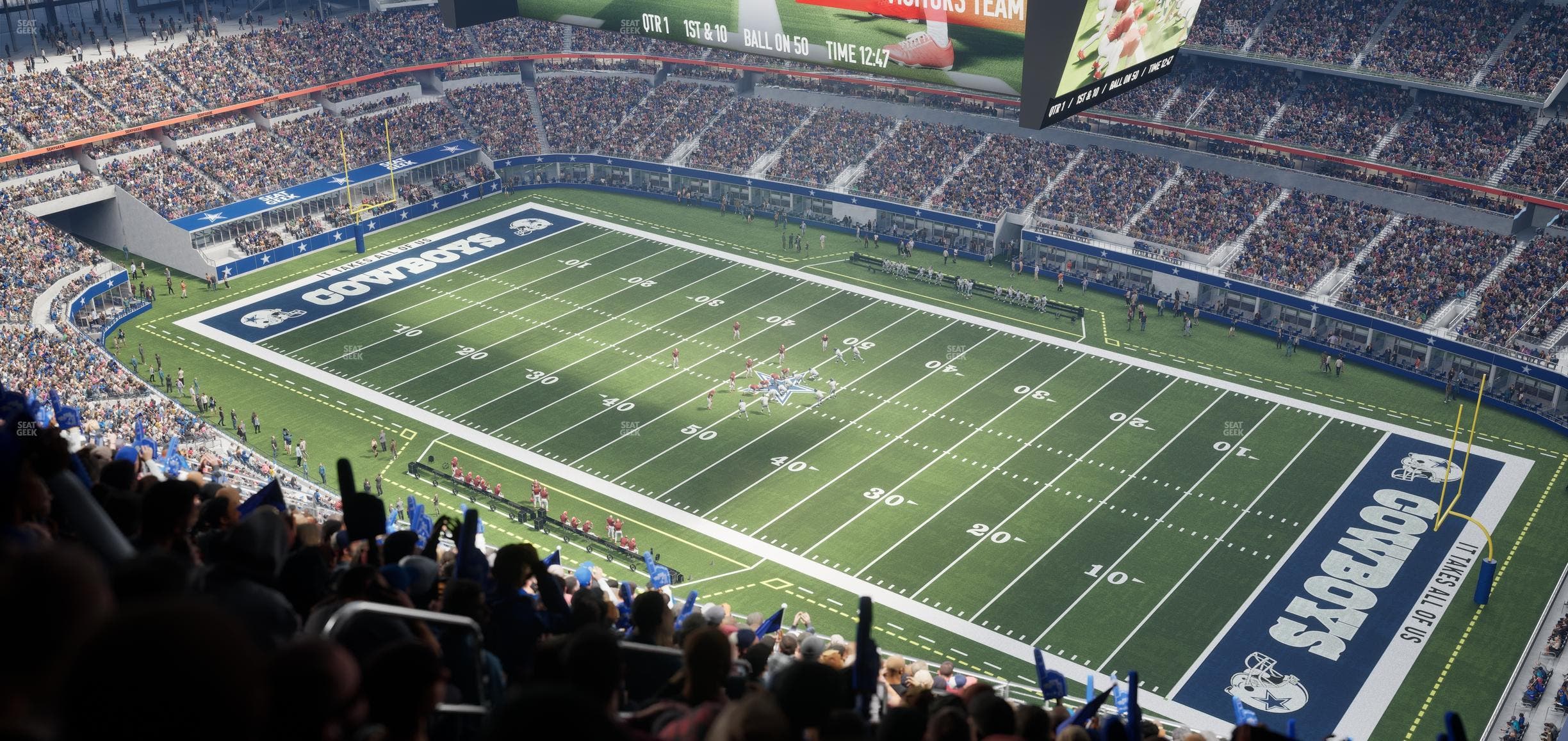 AT&T Stadium - Section 437 Seat View