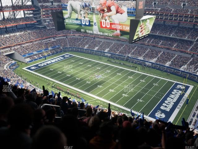 AT&T Stadium - Section 437 Seat View AT&T Stadium - Section 437 Seat View