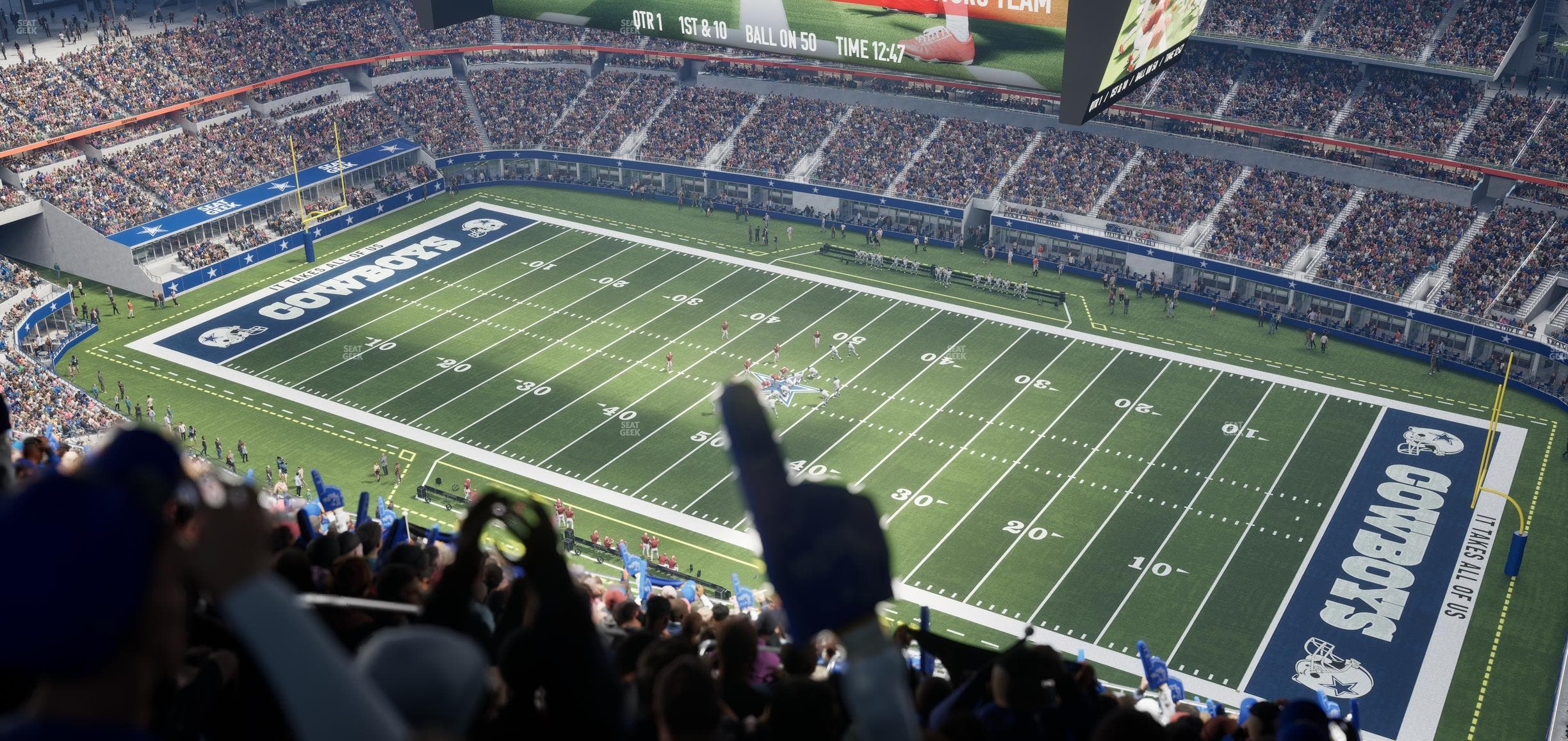 AT&T Stadium - Section 438 Seat View