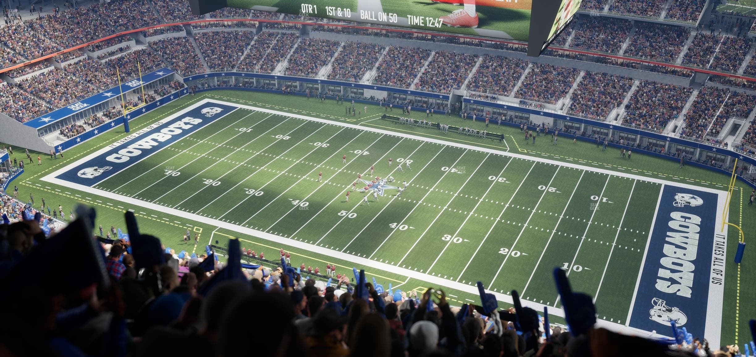 AT&T Stadium - Section 439 Seat View