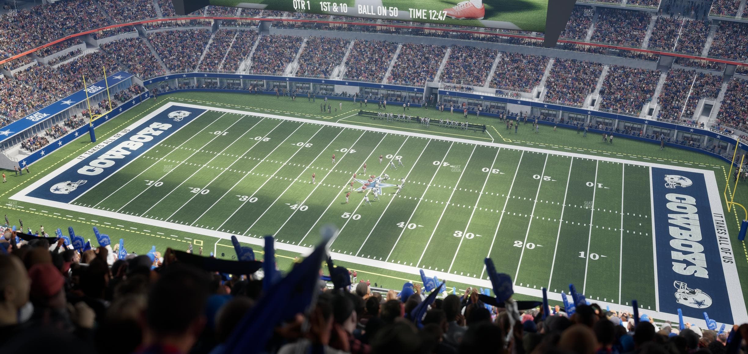 AT&T Stadium - Section 440 Seat View