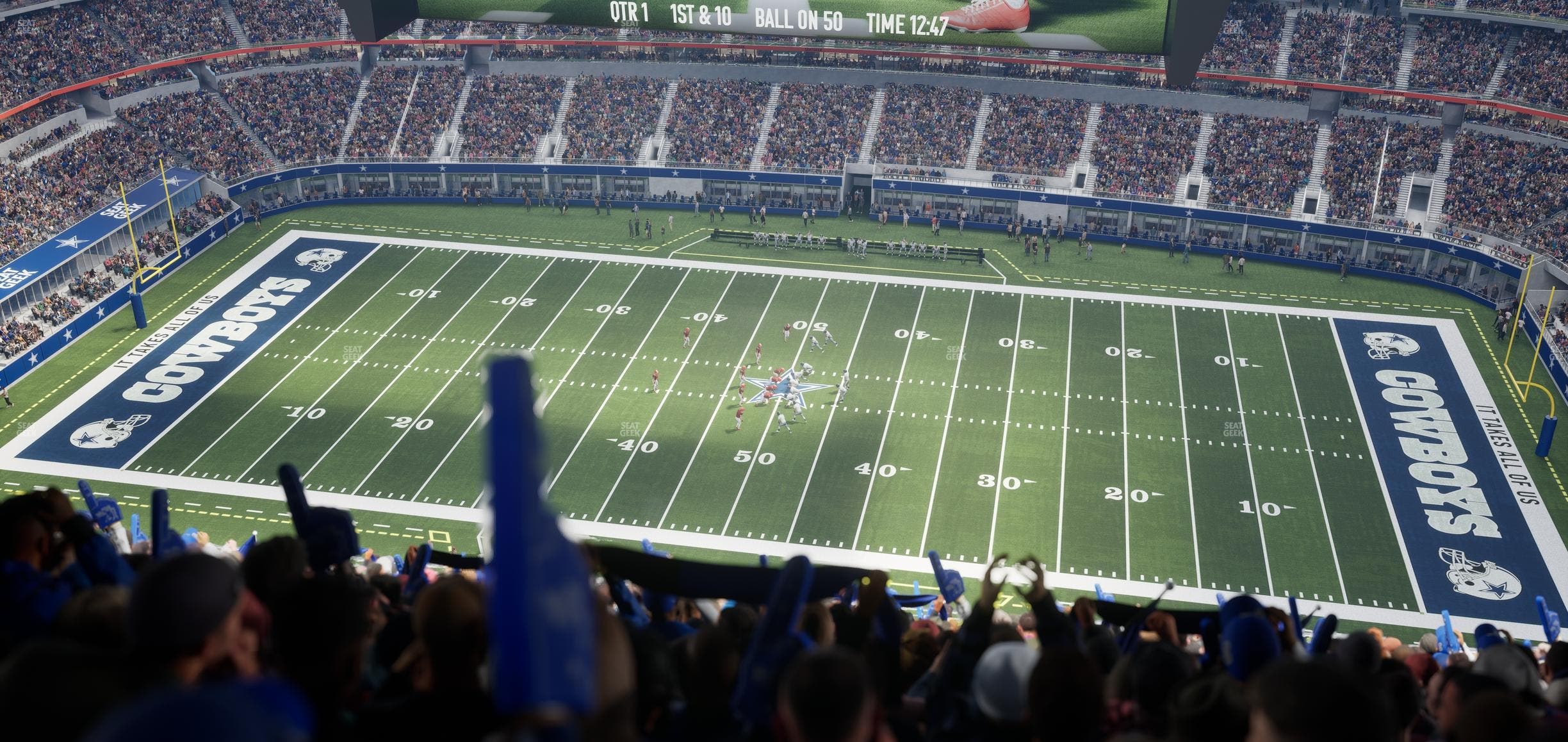 AT&T Stadium - Section 441 Seat View