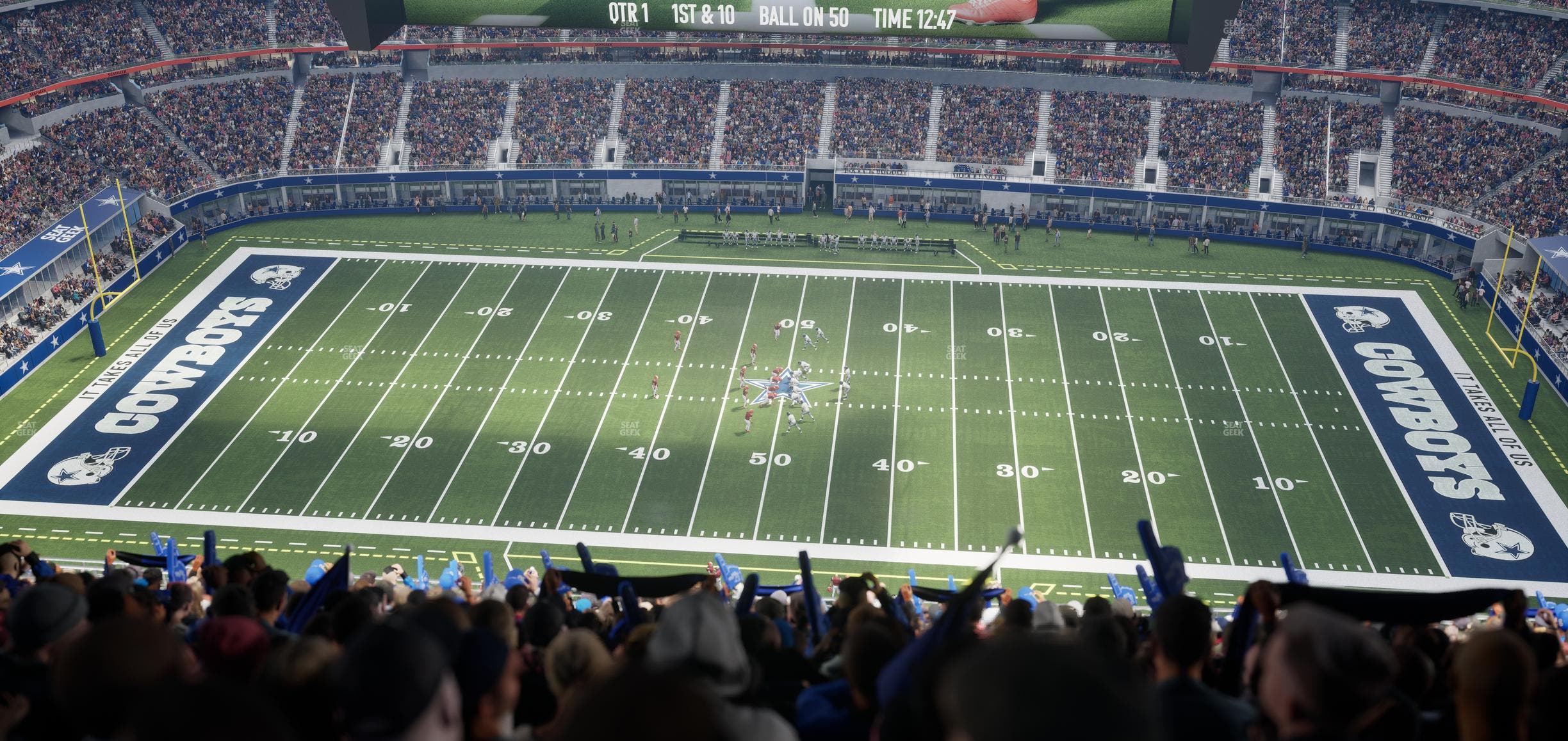 AT&T Stadium - Section 442 Seat View