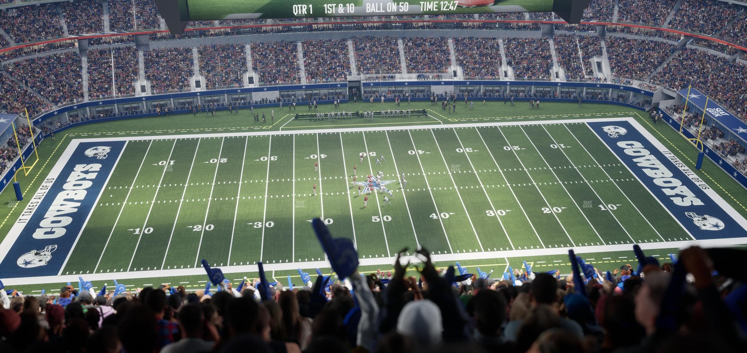 AT&T Stadium - Section 443 Seat View